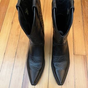 Mayura Black Cowboy Boots Size 38